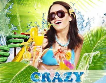 Скидка 71% на самую сумасшедшую вечеринку в аквапарке CRAZY AQUA PARTY! 30 градусов жары!