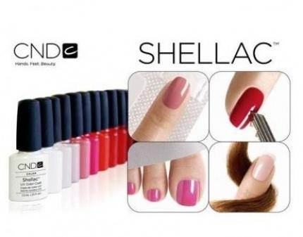 Скидка 66% на покрытие SHELLAC на руках или ногах! Цветное или френч всего за 300 руб.! Идеально!