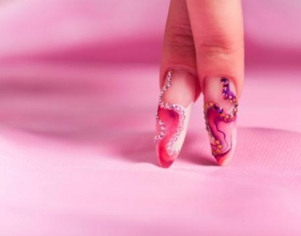 Скидка 60% на моделирование ногтей под лак на руках, покрытие и NailArt! Добавь изюминку!